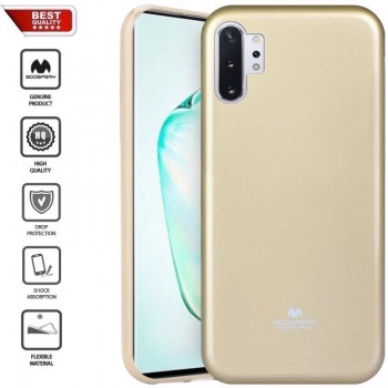 Goospery silikoninis dėklas - auksinės spalvos (Galaxy Note 10 Plus)